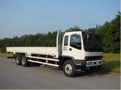 Isuzu 6x4 lorry with crane XCMG 12T