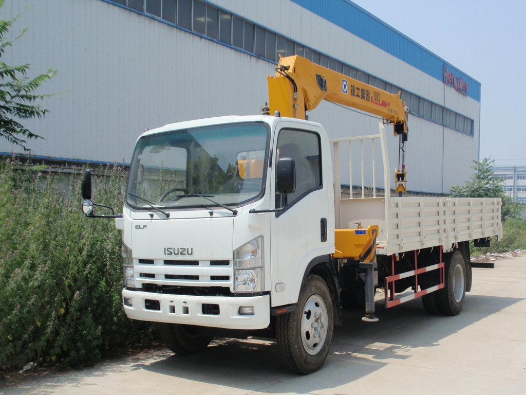  Isuzu 700P truck mounted crane export to Philippines 