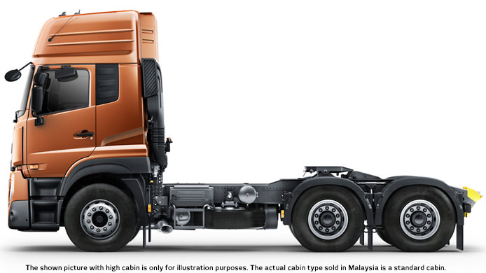 Quester GWE Nissan UD 6x4 tractor truck