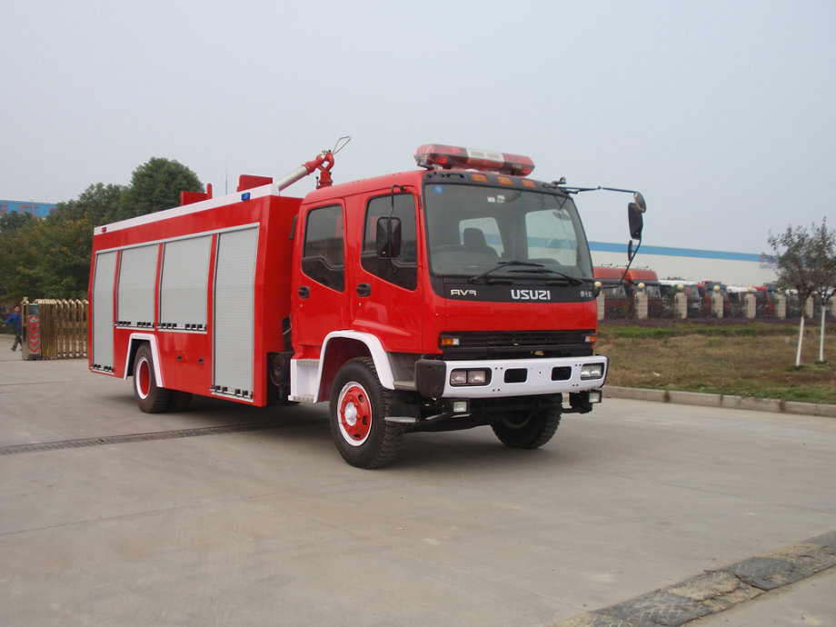 6000L Isuzu foam tankdie cast fire truck