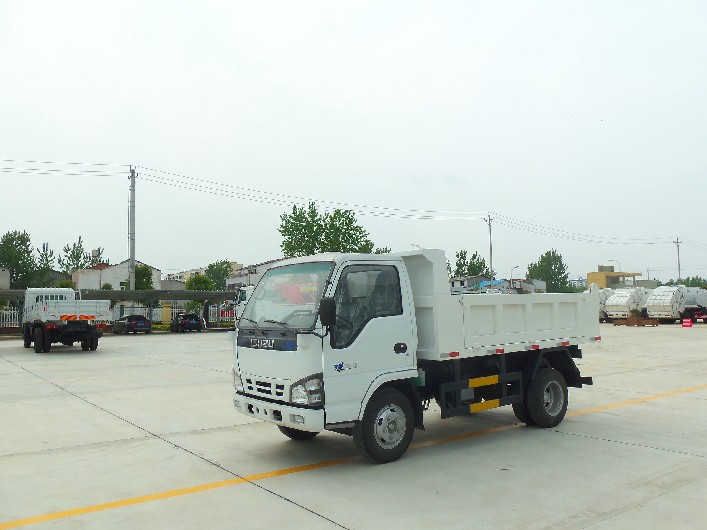 1 set Isuzu 600P elf mini dump truck 5T send to Lagos, Nigeria 